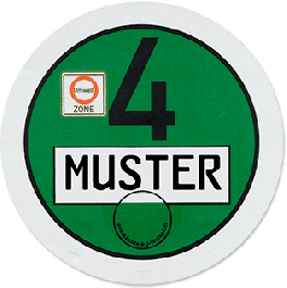 Grüne Feinstaubplakette