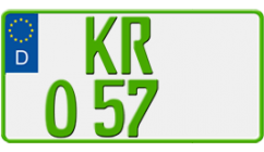 Foto: Eurokennzeichen für Traktoren