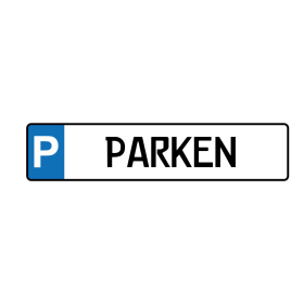 Parkplatzschild