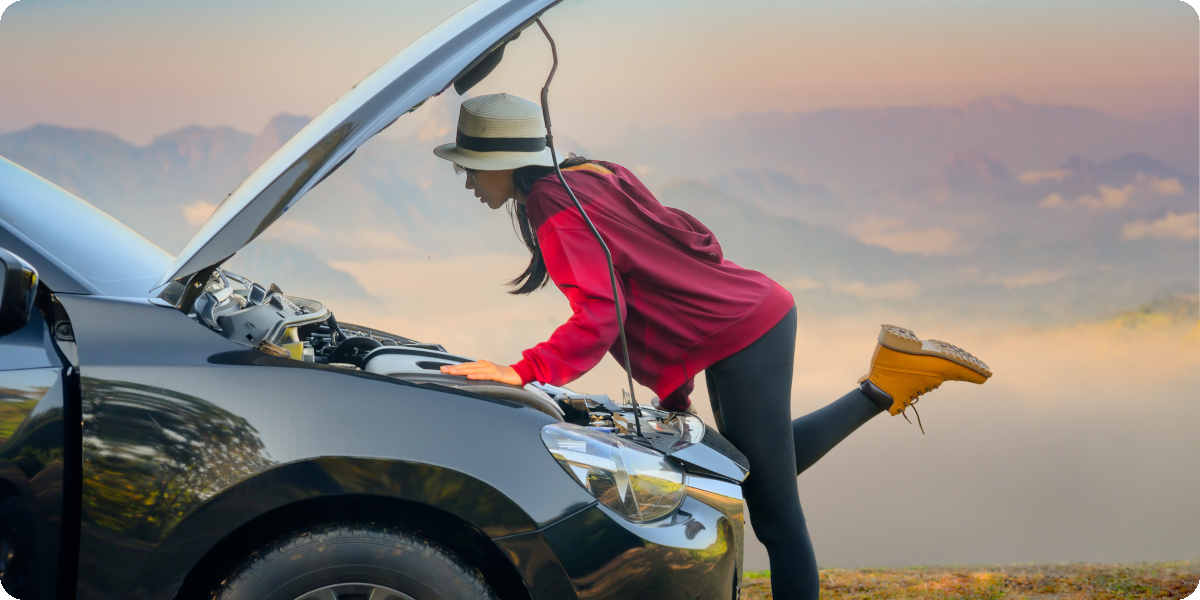 Fuer die Fahrt in den Urlaub sollten Sie Ihr Auto mit einem Urlaubscheck vorab vorbereiten.