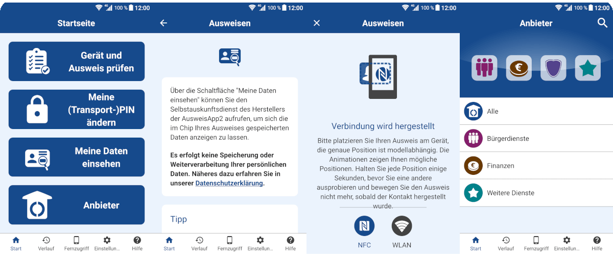 AusweisApp: Software zur Nutzung der Online-Ausweisfunktion