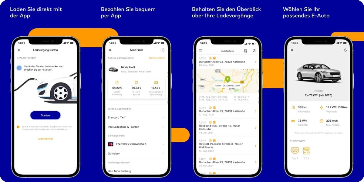 E-Auto-Apps: Von der Ladesäulenkarte bis zur Pannenhilfe