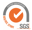 Logo TüV Siegel ISO 27001 Zertifikat