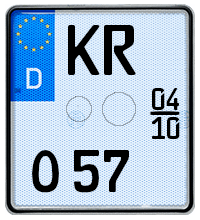 iPlate - das GPS gesteuerte und wechselbare Motorradkennzeichen Geil!